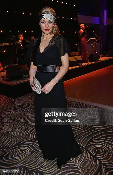 Ruth Moschner attends grand opening of the Waldorf Astoria Berlin hotel on February 27, 2013 in Berlin, Germany.