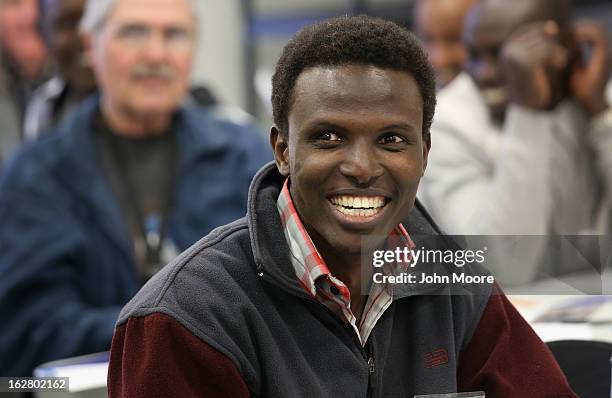 Somali refugee learns employment skills during a job readiness class held at the International Rescue Committee , center on February 27, 2013 in...