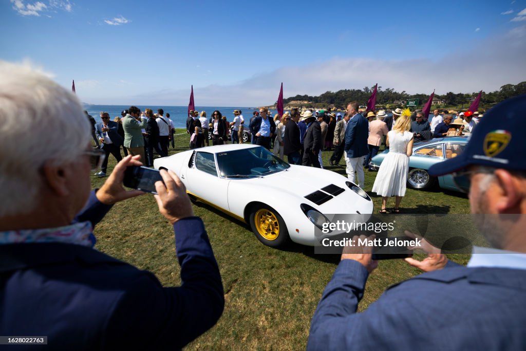 Auto Enthusiasts Attend Events Throughout Monterey Car Week