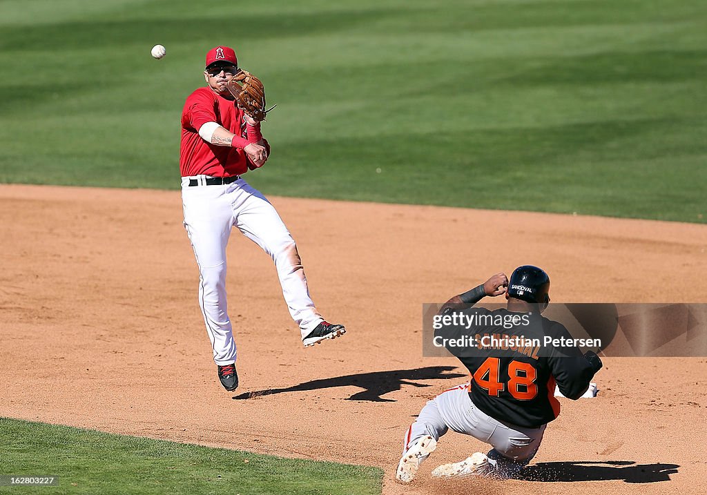 San Francisco Giants v Los Angeles Angels of Anaheim