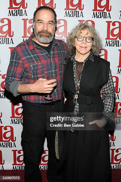 Actor Mandy Patinkin and his wife Kathryn Grody attend the La Mama Celebrates 51 Gala at Ellen Stewart Theatre on February 27, 2013 in New York City.