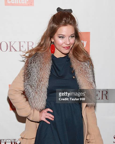 Actress Savannah Wise attends the "Stoker" New York Screening at The Film Society of Lincoln Center, Walter Reade Theatre on February 27, 2013 in New...