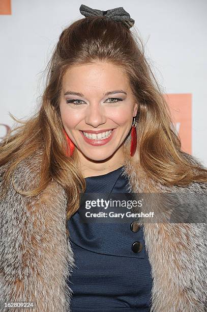 Actress Savannah Wise attends the 'Stoker' New York Screening at The Film Society of Lincoln Center, Walter Reade Theatre on February 27, 2013 in New...