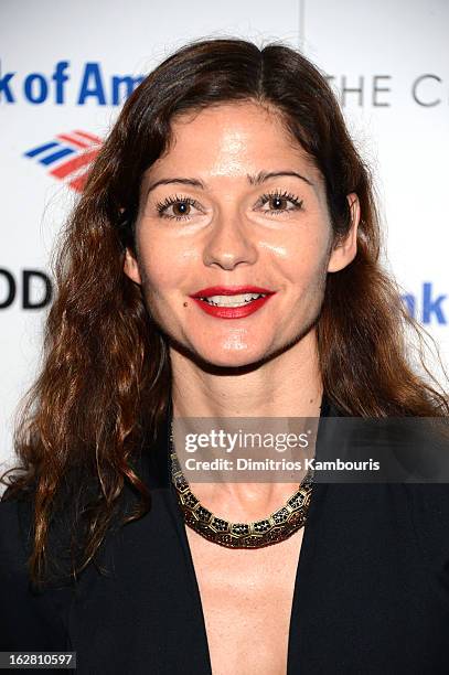 Actress Jill Hennessy attends the Bank of America and Food & Wine with The Cinema Society screening of "A Place at the Table" at Museum of Modern Art...