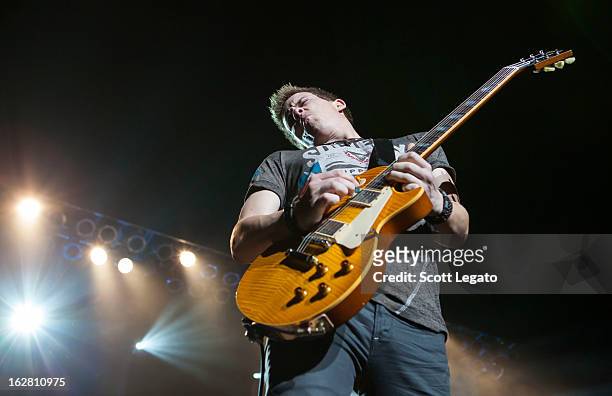 Jonny Lang performs at the Fox Theatre on February 27, 2013 in Detroit, Michigan.