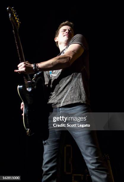 Jonny Lang performs at the Fox Theatre on February 27, 2013 in Detroit, Michigan.