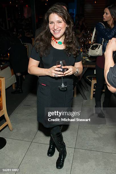 Gansevoort Hotel Group SVP Business Development Irina Zavina attends The ONE Group's Ristorante Asellina celebrates two years on Park Avenue South...