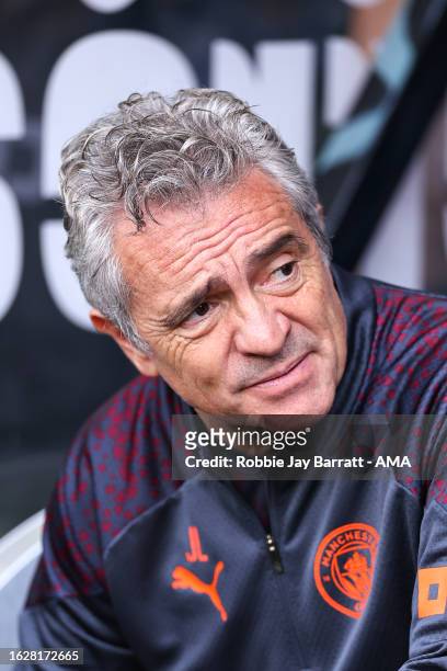 Juanma Lillo assistant head coach / manager of Manchester City during the Premier League match between Sheffield United and Manchester City at...