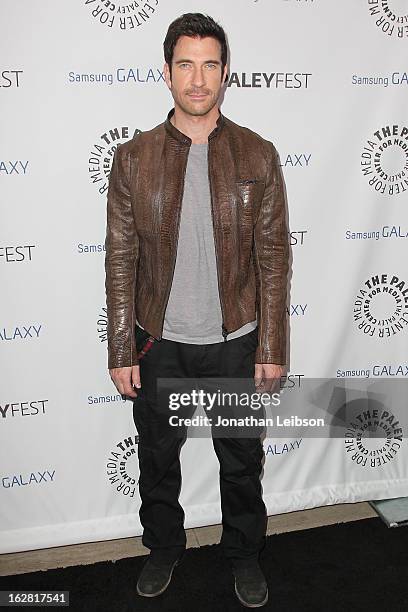Dylan McDermott arrives to The Paley Center Honors Ryan Murphy With Inaugural PaleyFest Icon Award at The Paley Center for Media on February 27, 2013...