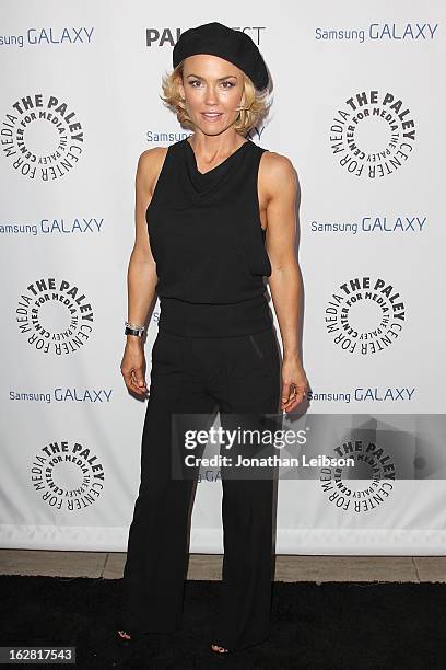 Kelly Carlson arrives to The Paley Center Honors Ryan Murphy With Inaugural PaleyFest Icon Award at The Paley Center for Media on February 27, 2013...