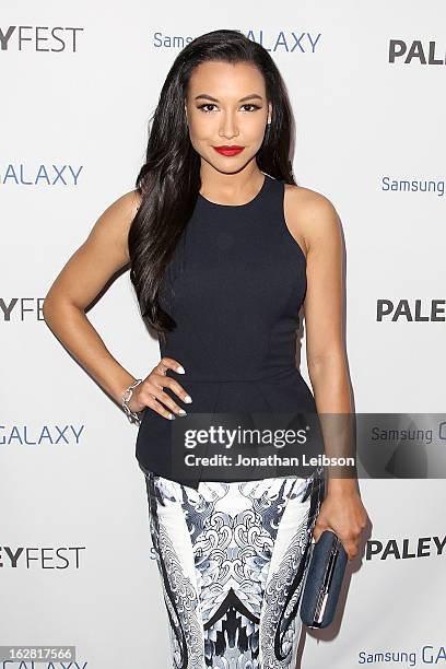 Naya Rivera arrives to The Paley Center Honors Ryan Murphy With Inaugural PaleyFest Icon Award at The Paley Center for Media on February 27, 2013 in...
