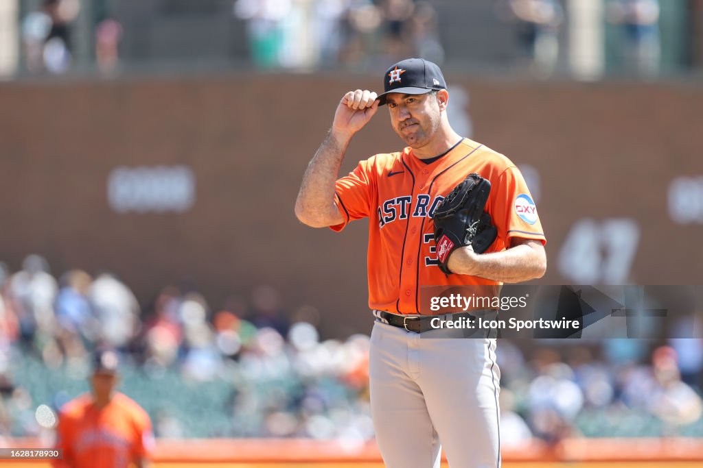 MLB: AUG 27 Astros at Tigers