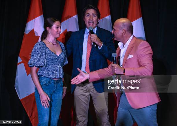 Edmonton Centre Randy Boissonnault, the current Minister of Employment, Workforce Development and Official Languages, seen with Canadian PM Justin...