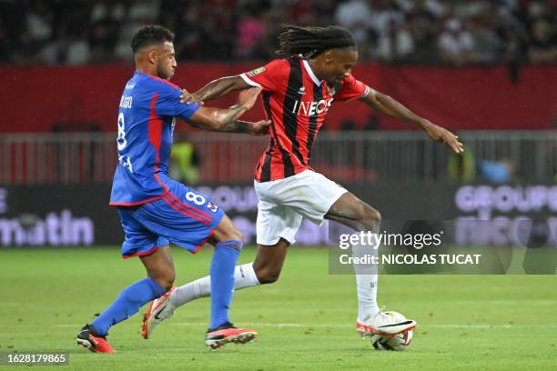 3.151 fotos de stock e banco de imagens de Olympique Lyonnais V Ogc Nice Ligue 1 - Getty Images