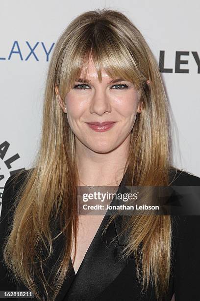 Lily Rabe arrives to The Paley Center Honors Ryan Murphy With Inaugural PaleyFest Icon Award at The Paley Center for Media on February 27, 2013 in...