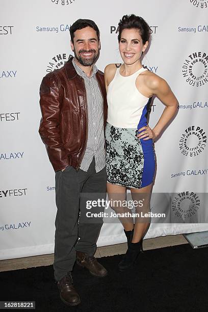 Jesse Bradford and Carly Pope arrive to The Paley Center Honors Ryan Murphy With Inaugural PaleyFest Icon Award at The Paley Center for Media on...