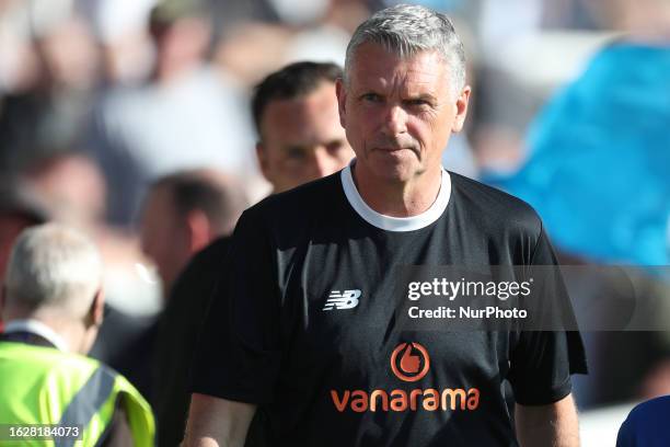 Hartlepool United manager John Askey during the Vanarama National League match between Hartlepool United and AFC Fylde at Victoria Park, Hartlepool...