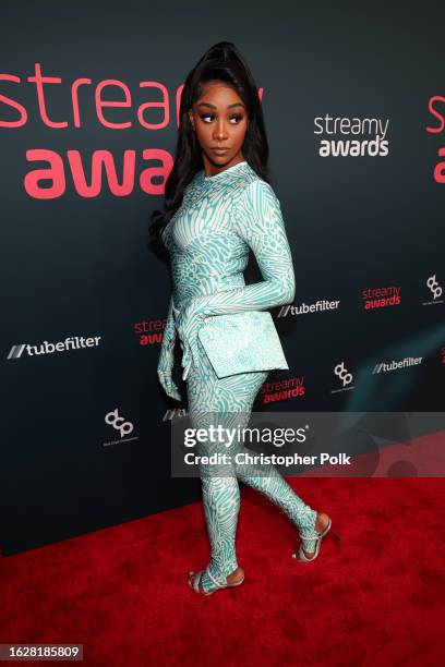 Pinkydoll, aka Fedha Sinon, at The 2023 Streamy Awards held at the Fairmont Century Plaza Hotel on August 27, 2023 in Los Angeles, California.