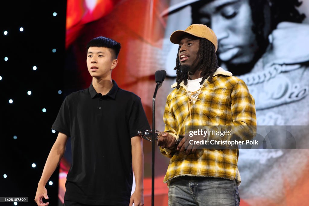 Ray Kai Cenat Ray and Kai Cenat at The 2023 Streamy Awards held at the Fairmont