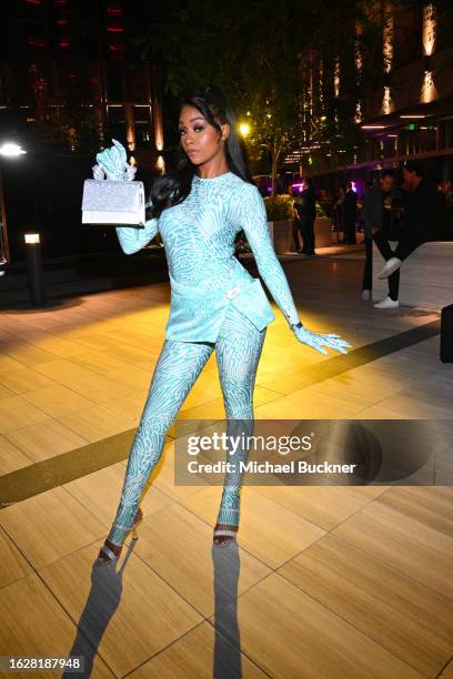 Fedha Sinon aka Pinkydoll at The 2023 Streamy Awards x PEOPLE After Party held at The Fairmont Century Plaza Hotel on August 27, 2023 in Los Angeles,...