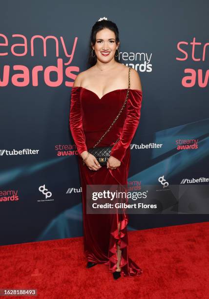 Sarah Michelle Lahti at The 2023 Streamy Awards held at the Fairmont Century Plaza Hotel on August 27, 2023 in Los Angeles, California.