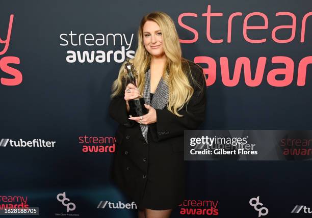 Meghan Trainor at The 2023 Streamy Awards held at the Fairmont Century Plaza Hotel on August 27, 2023 in Los Angeles, California.
