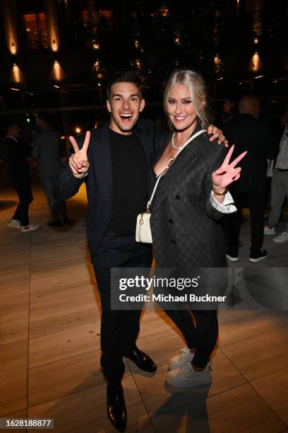 Matthew Patrick aka MatPat and Alex Hirschi aka Supercar Blondie at the 2023 Streamy Awards x PEOPLE After Party held at the Fairmont Century Plaza...