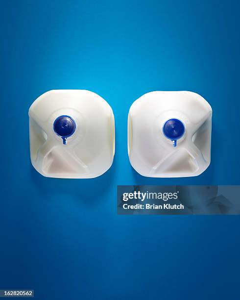 Milk Jugs High-Res Stock Photo