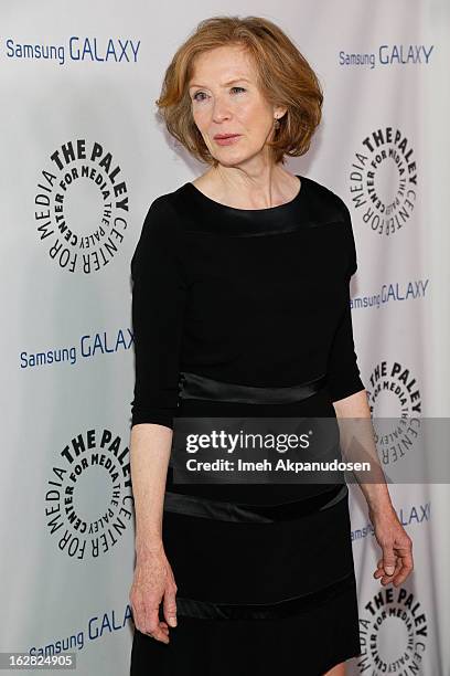 Actress Frances Conroy attends the Inaugural PaleyFest Icon Award honoring Ryan Murphy at The Paley Center for Media on February 27, 2013 in Beverly...
