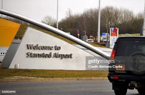 General view of Stansted Airport on February 28, 2013 in Bishop's Stortford, England. The deal between Heathrow Airport Holdings, formerly known as...