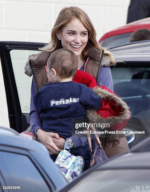 Model Alba Carrillo is seen on February 13, 2013 in Madrid, Spain.