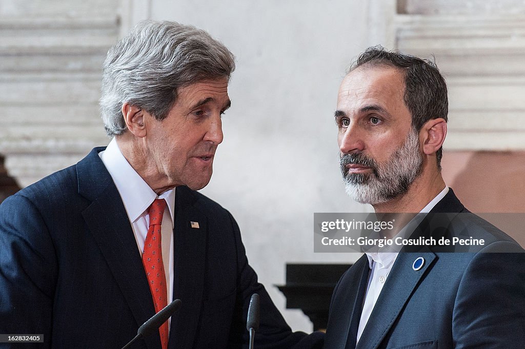 US Secretary Of State John Kerry Visits Rome