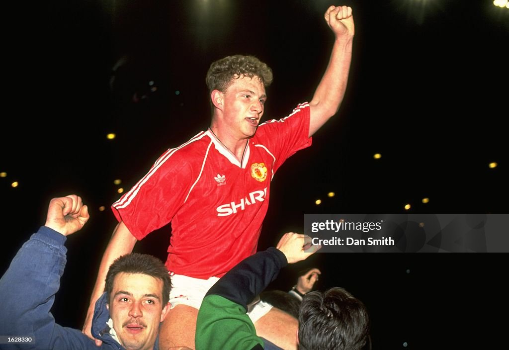 Mark Robins of Manchester United