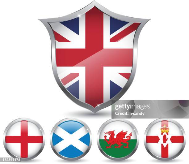 united königreich - kingdom of great britain and ireland coat of arms stock-grafiken, -clipart, -cartoons und -symbole