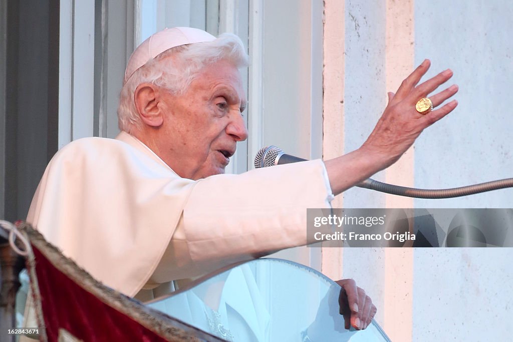 Pope Benedict XVI Steps Down And Officially Retires From The Papal Office