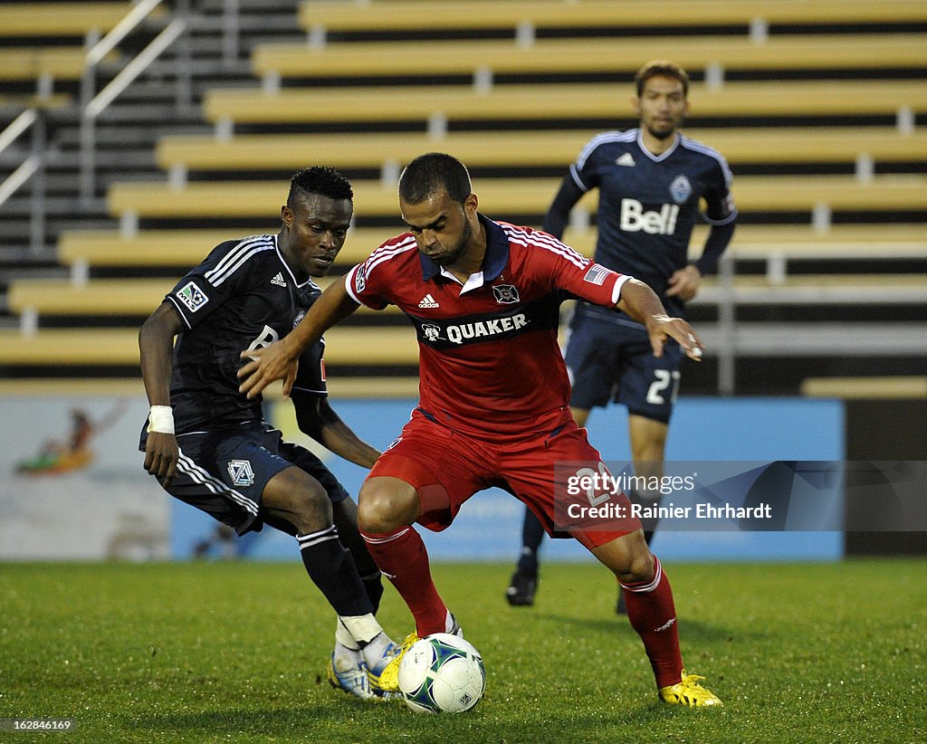 Vancouver Whitecaps v Chicago Fire - Carolina Challenge Cup