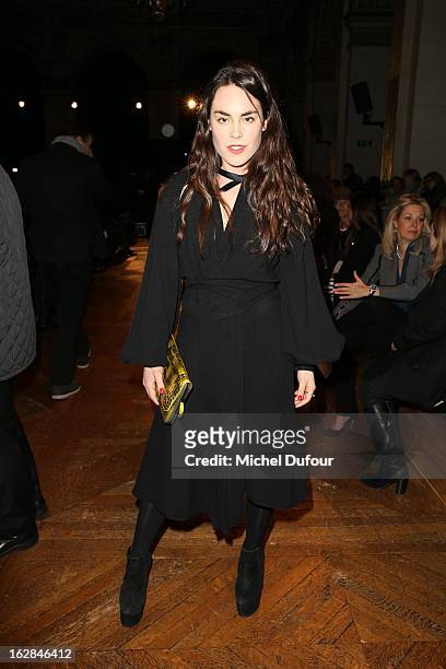 Tallulah Harlech attends the Balmain Fall/Winter 2013 Ready-to-Wear show as part of Paris Fashion Week on February 28, 2013 in Paris, France.