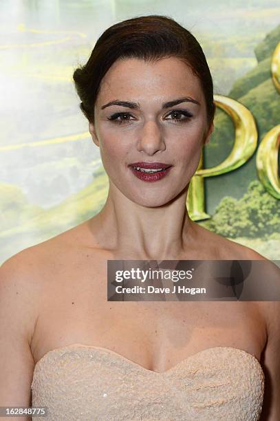 Rachel Weisz attends the European premiere of Oz: The Great And Powerful at The Empire Leicester Square on February 28, 2013 in London, England.