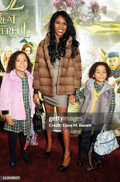 Sinitta attends the European Premiere of 'Oz: The Great and Powerful' at Empire Leicester Square on February 28, 2013 in London, England.