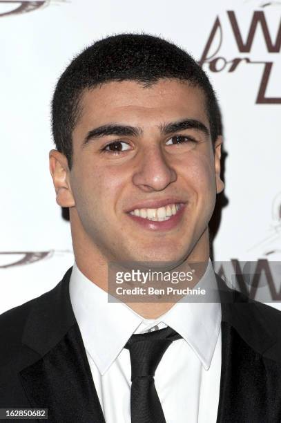 Adam Gemili attends a dinner and ball hosted by The Cord Club in aid of Wings For Life at One Marylebone on February 28, 2013 in London, England.