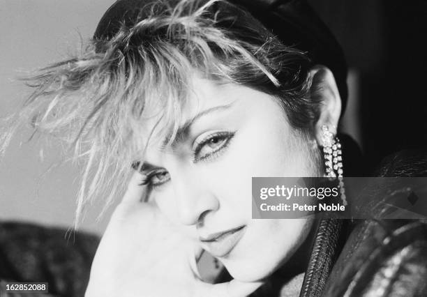 American singer Madonna in a loft on Canal Street, New York City, December 1982.