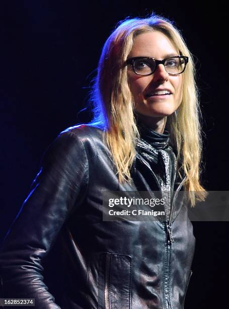 Aimee Mann performs during the San Francisco PETTY FEST at The Fillmore on February 27, 2013 in San Francisco, California.