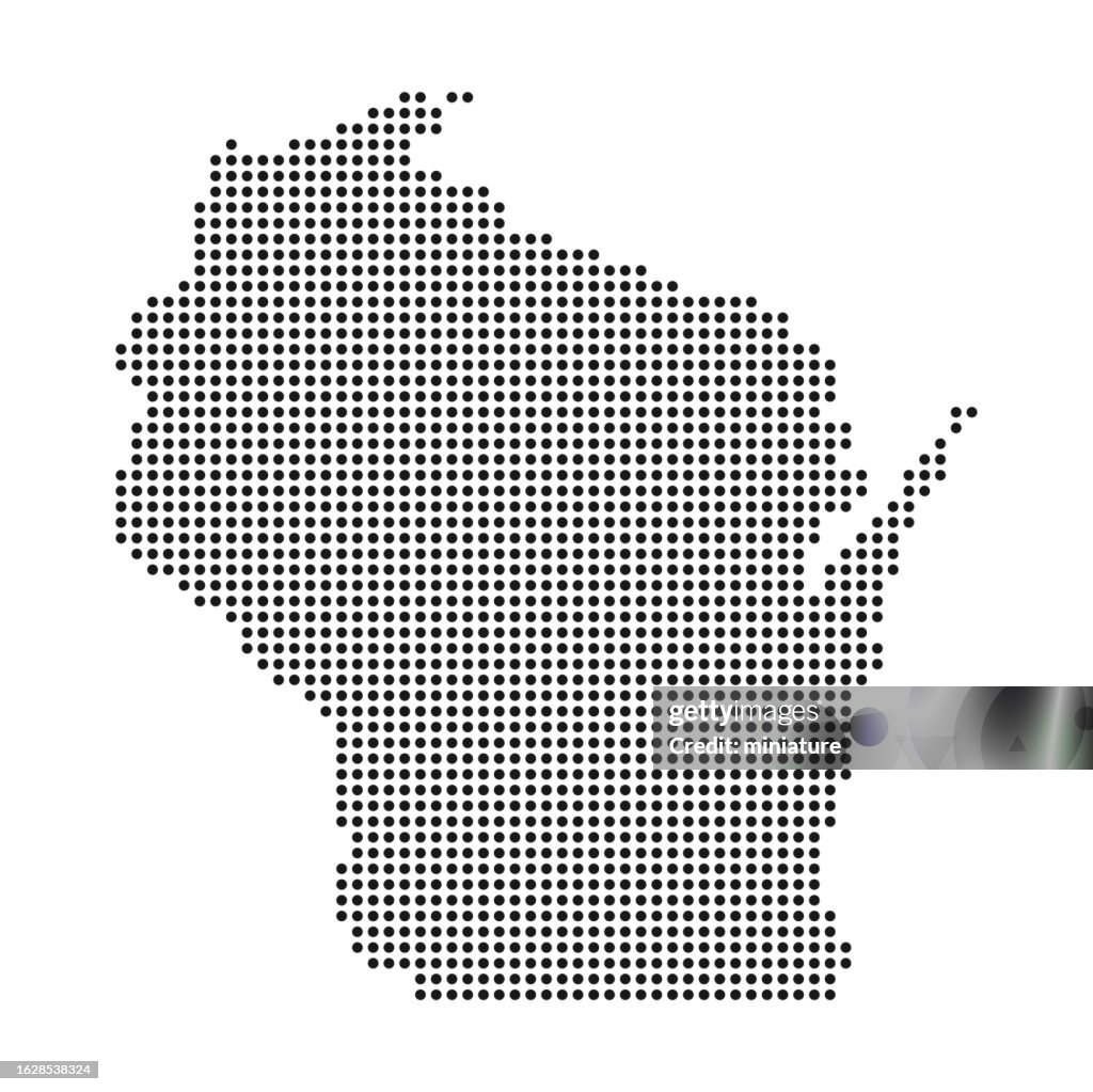 Wisconsin Map With Scale Wisconsin Map High-Res Vector Graphic - Getty Images