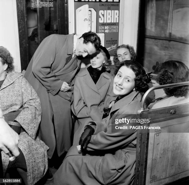 The Russian Ballet At The Opera Garnier In Paris. France, Paris, mai 1954, les ballets soviétiques viennent donner des représentations de douze...