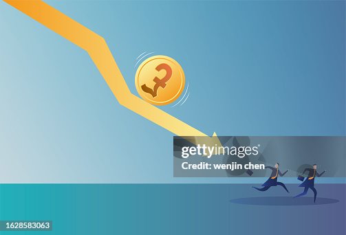 Sterling Stocks Fall Causing Panic High-Res Vector Graphic - Getty Images
