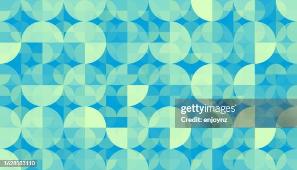 seamless turquoise blue retro pattern background wallpaper - fun math background stock illustrations