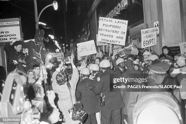 Official Visit Of Georges Pompidou To The United States In 1970. Etats-Unis, Chicago, février-mars 1970, visite officielle du président de la...