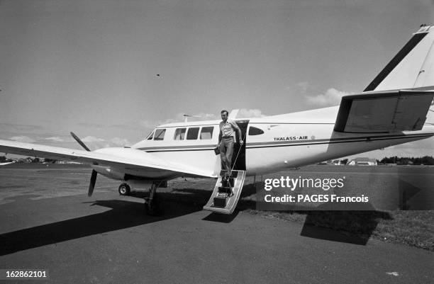 Rendezvous With Louison Bobet, Ceo Of A Thalassotherapy Center. France, Quiberon, 25 juillet 1973, Louison BOBET, ancien coureur cycliste profite de...