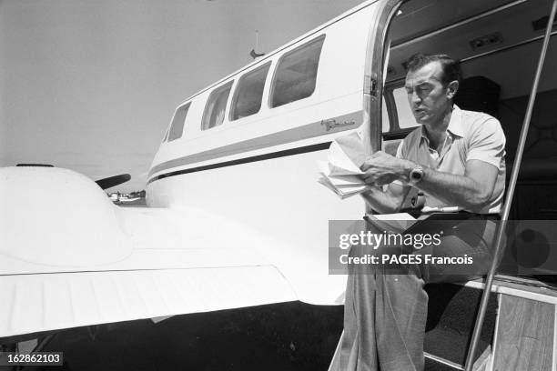 Rendezvous With Louison Bobet, Ceo Of A Thalassotherapy Center. France, Quiberon, 25 juillet 1973, Louison BOBET, ancien coureur cycliste profite de...