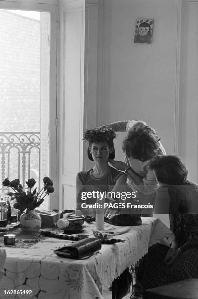 Wedding Of Paloma Picasso And Rafael Lopez Sanchez. France, Paris, 5 mai 1978, Paloma PICASSO est une créatrice de mode et une femme d'affaires...